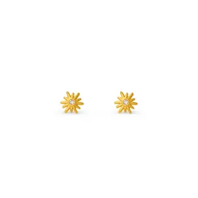 Sunburst Stud Earrings