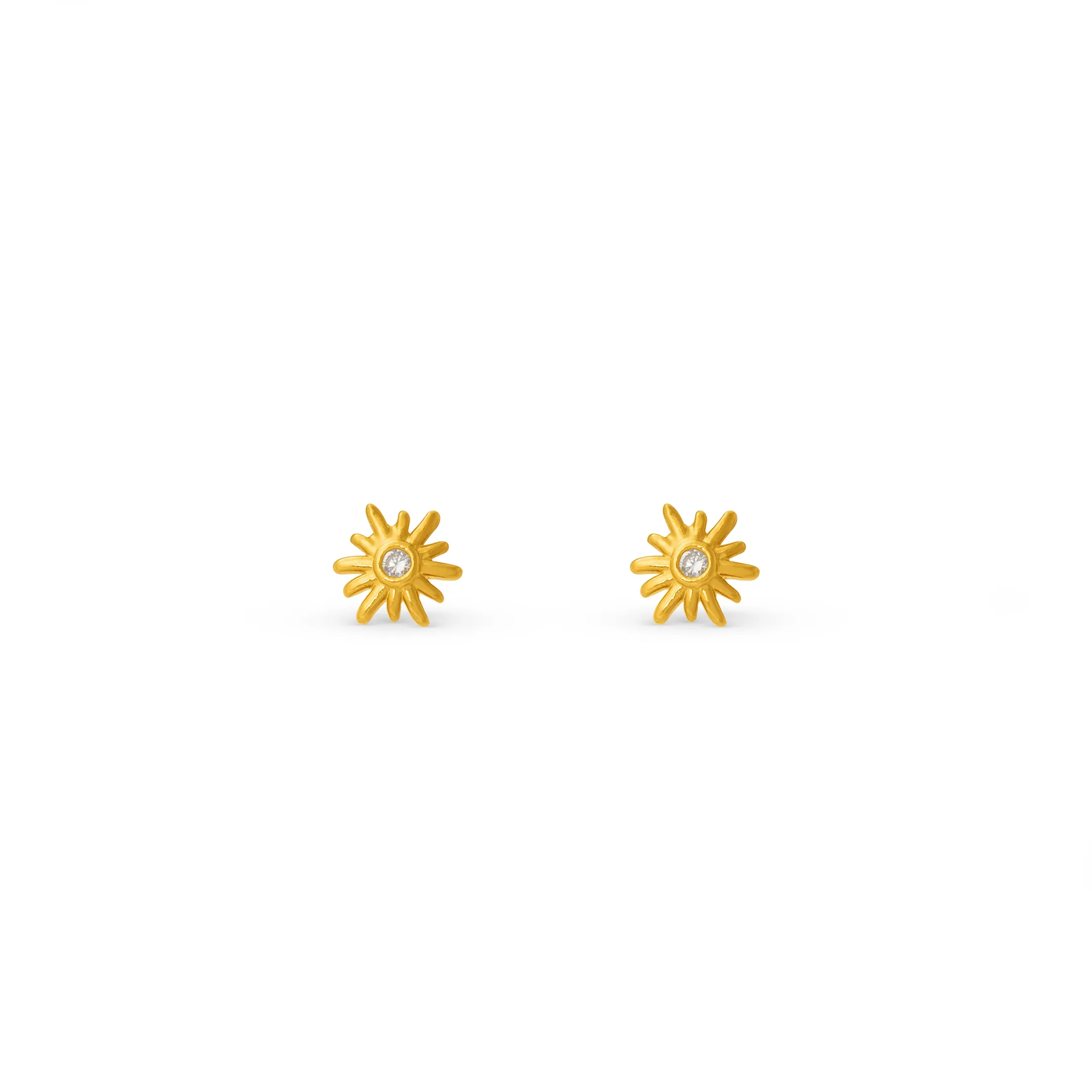 Sunburst Stud Earrings