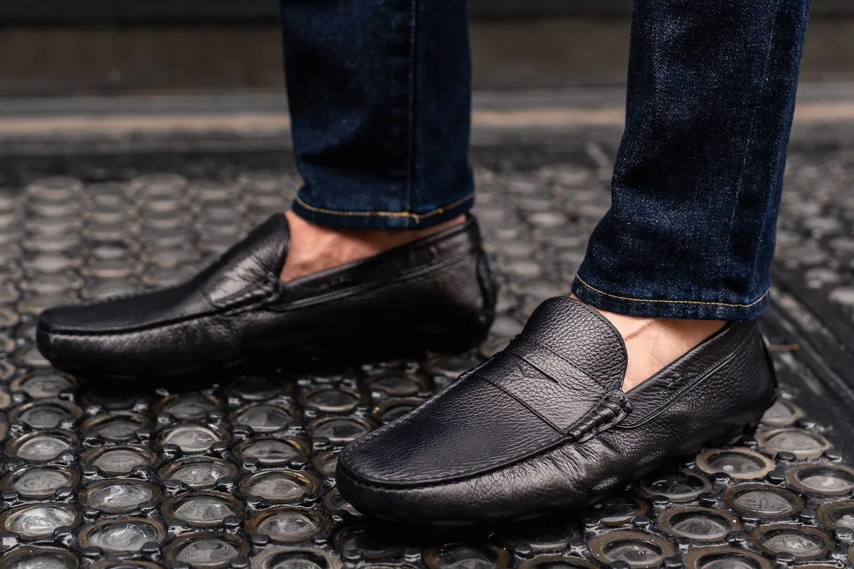 The McQueen Driving Loafer - Nero