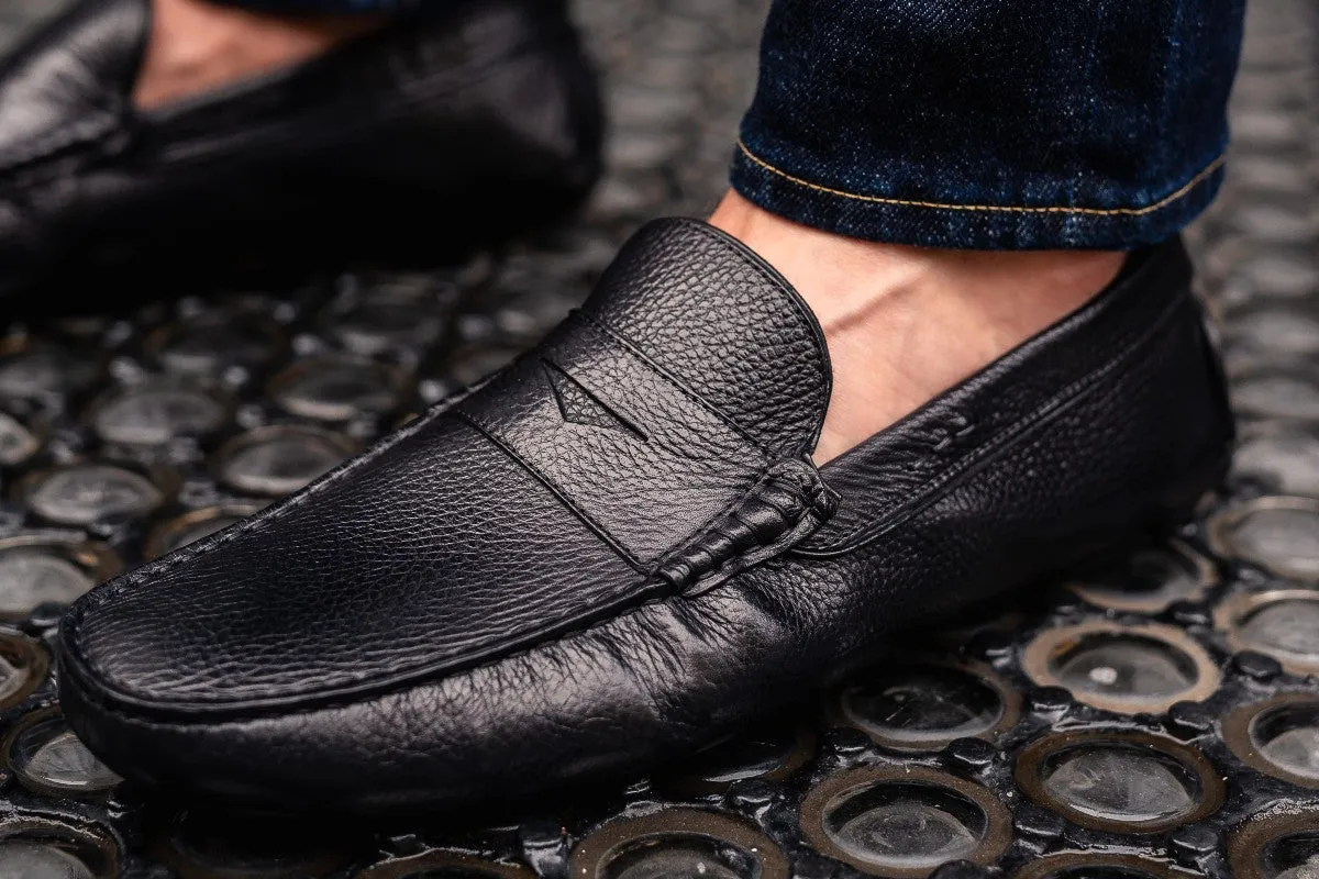 The McQueen Driving Loafer - Nero