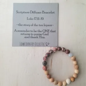 The Ten Lepers Gemstone Essential Oil Diffuser Bracelet-- FREE SHIPPING