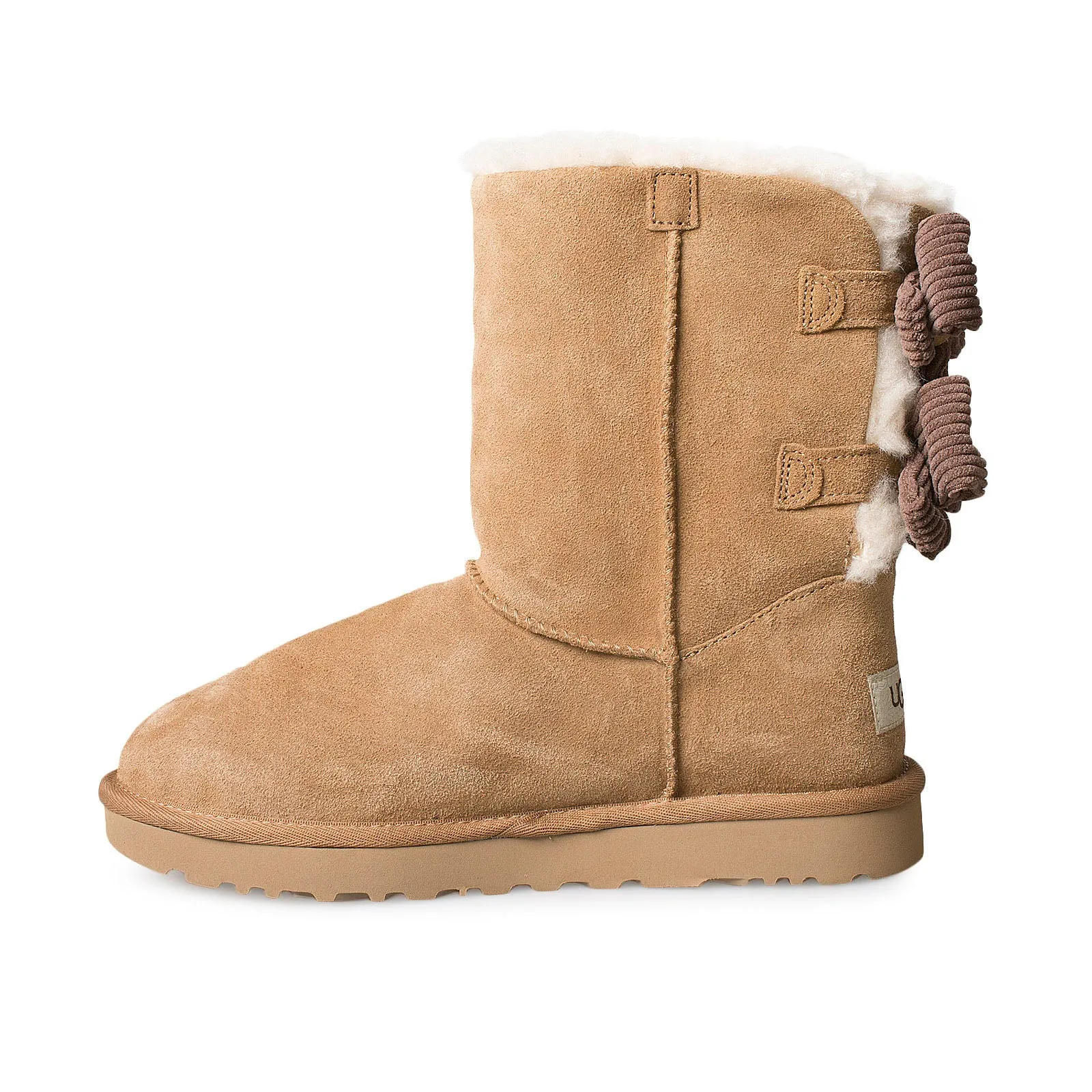 UGG Bailey Bow Corduroy Chestnut Boots - Women's