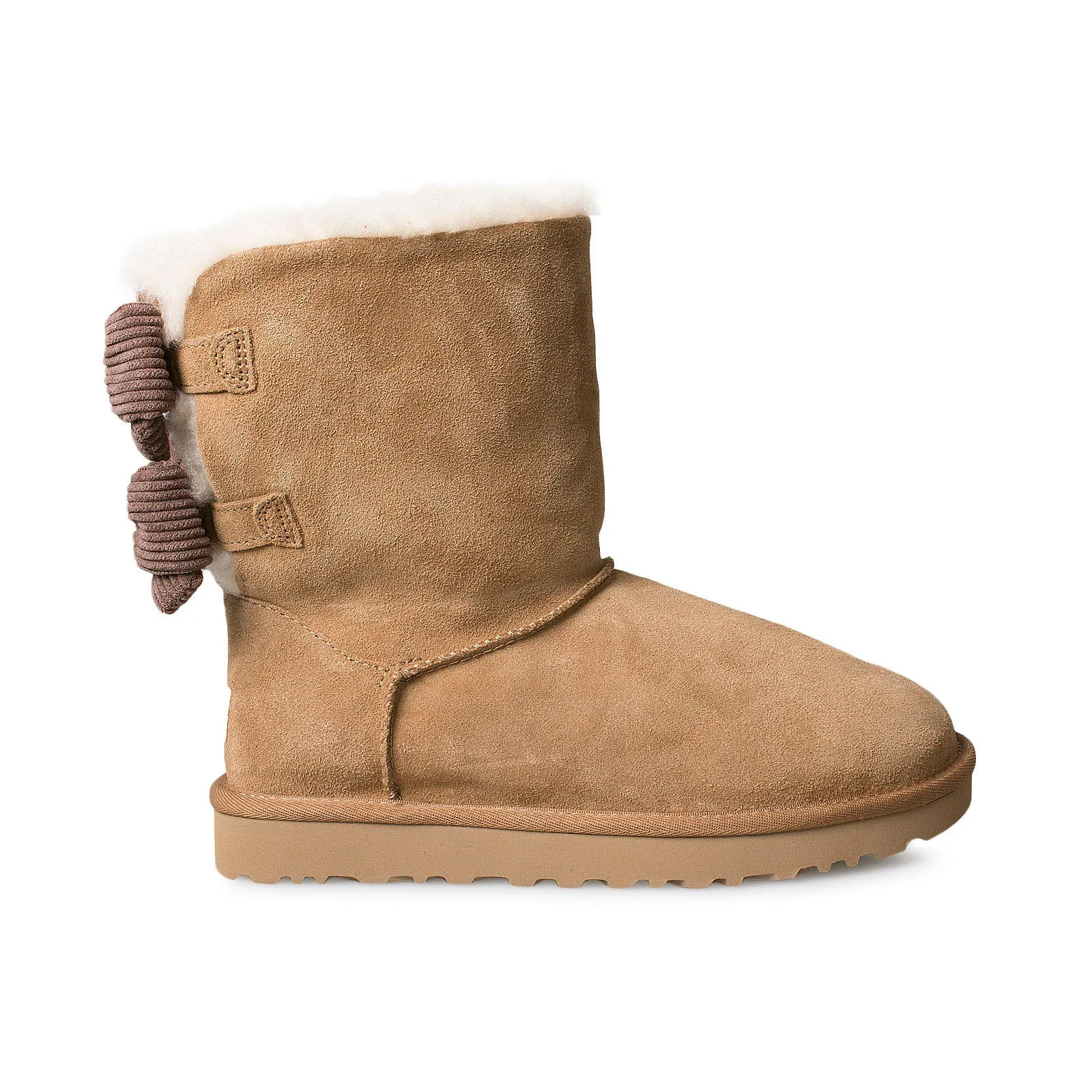 UGG Bailey Bow Corduroy Chestnut Boots - Women's