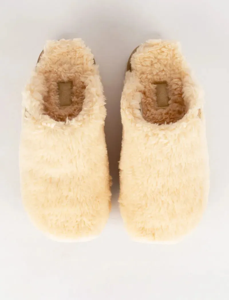 UGG Womens Fuzz Sugar Slide Natural