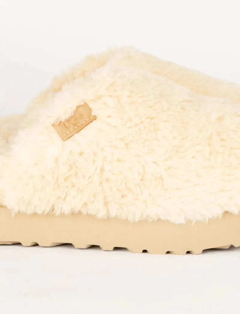 UGG Womens Fuzz Sugar Slide Natural