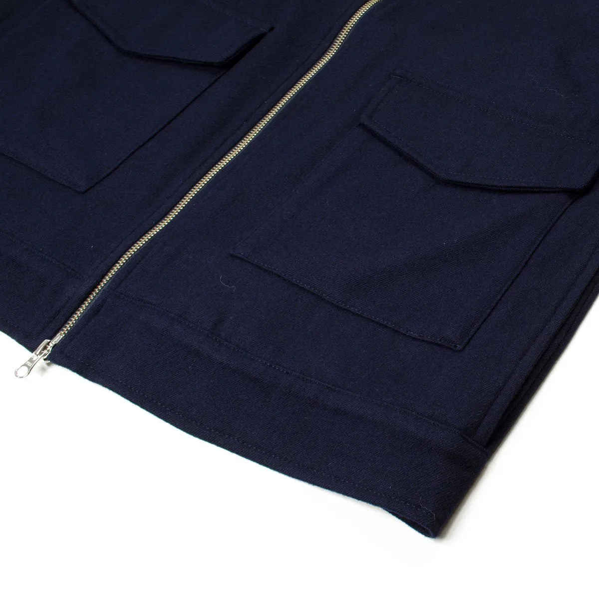 Universal Works - Battleman Jacket Twill Wool - Navy