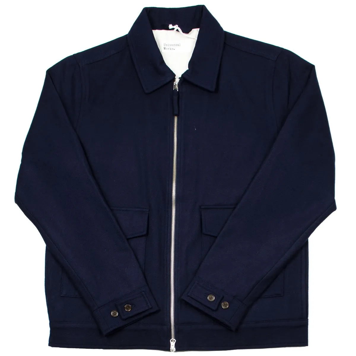 Universal Works - Battleman Jacket Twill Wool - Navy