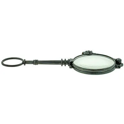 Victorian Gunmetal Expandable Lorgnette Glasses