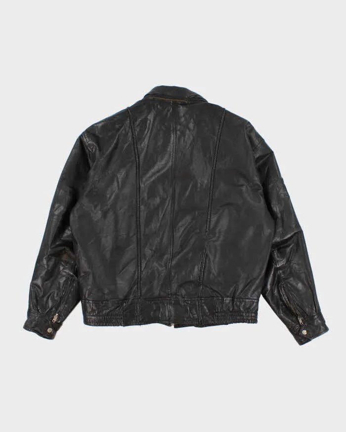 Vintage 90s L'Avion Leather Jacket - L