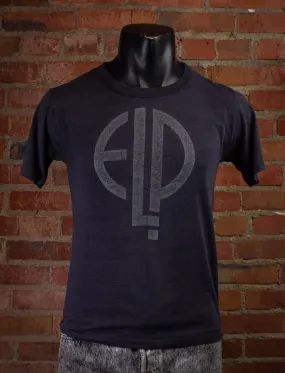 Vintage ELP Concert T Shirt 70s Black XS