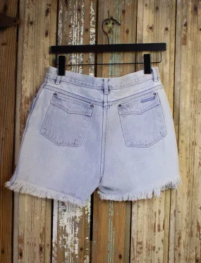 Vintage Gloria Vanderbilt Light Wash Denim Shorts 28W