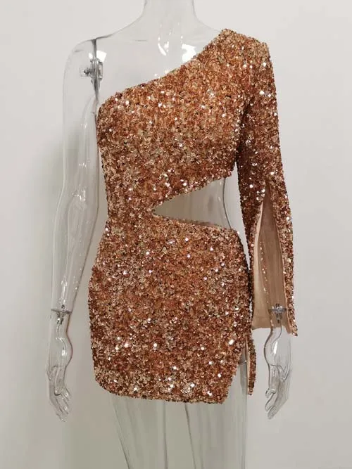 Women Glitter Sequin Dress