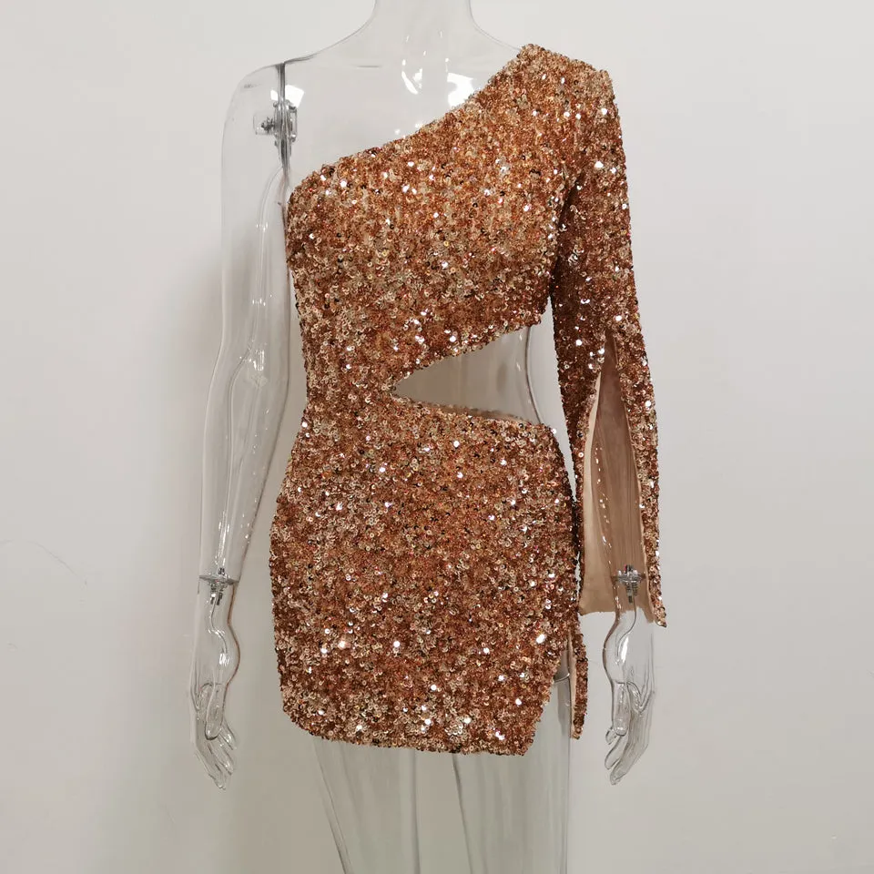 Women Glitter Sequin Dress