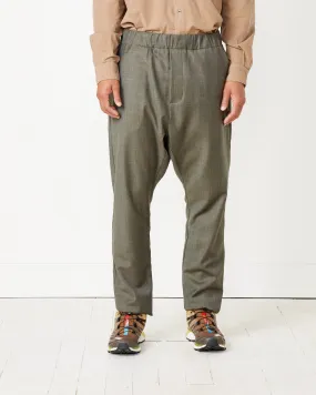 Yoyogi Pant in Grey Italian Plaid Wool