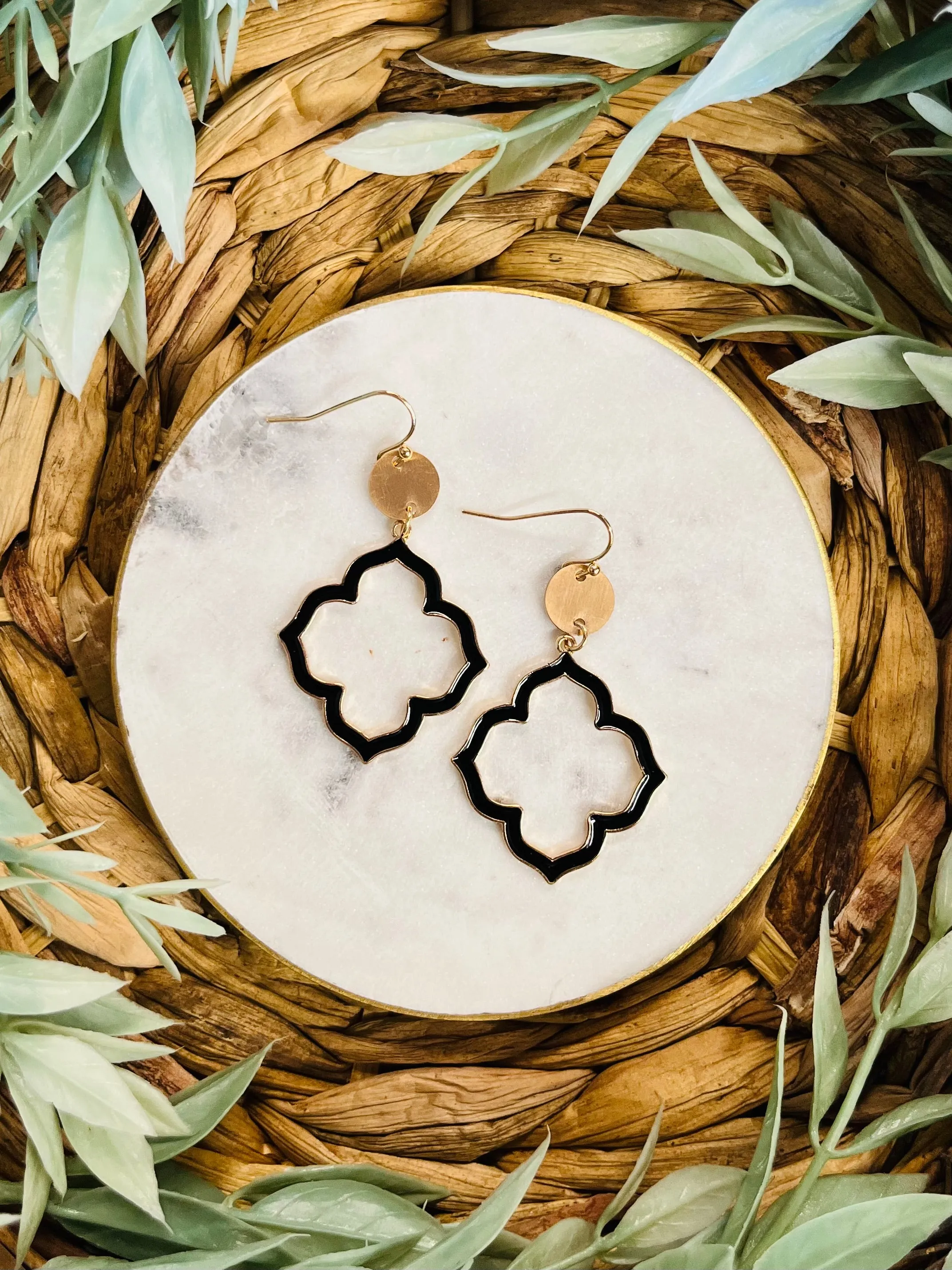 Zoey Quatrefoil Earrings